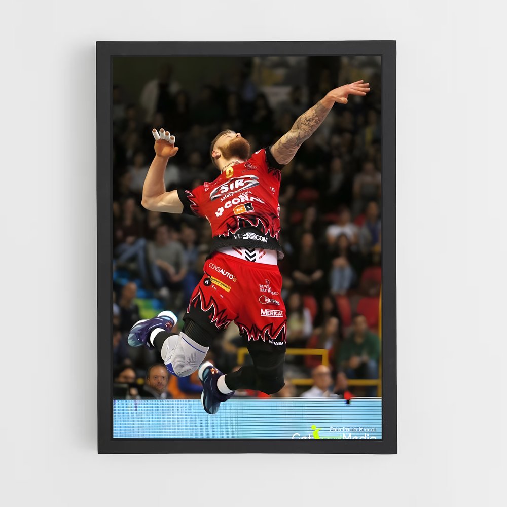 Poster L'Envol d'Ivan – affiche Volleyball (vue 2)